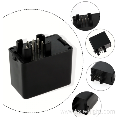 LED Flasher Relay Indicator motorcycles Black Accessories